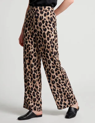 Pantalón relaxed pieces wide leg para mujer