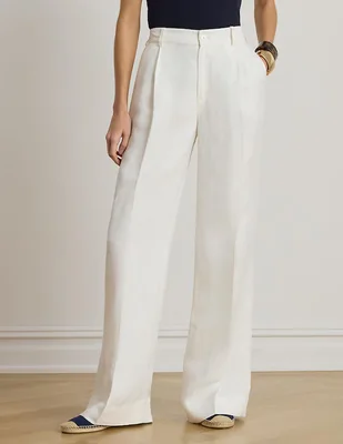 Pantalón chino Lauren Petite relajado para mujer