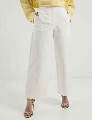 Pantalón coulotte Kur.Kuma amplio para mujer