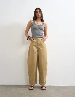 Pantalón regular topshop wide leg para mujer