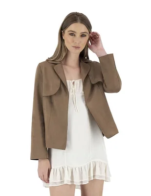 Chamarra casual Shyla para mujer