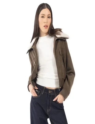 Chamarra casual Quarry para mujer