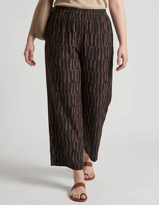 Pantalón liz claiborne amplio para mujer