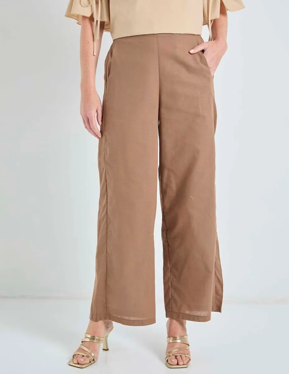 Pantalón relaxed loren's amplio para mujer