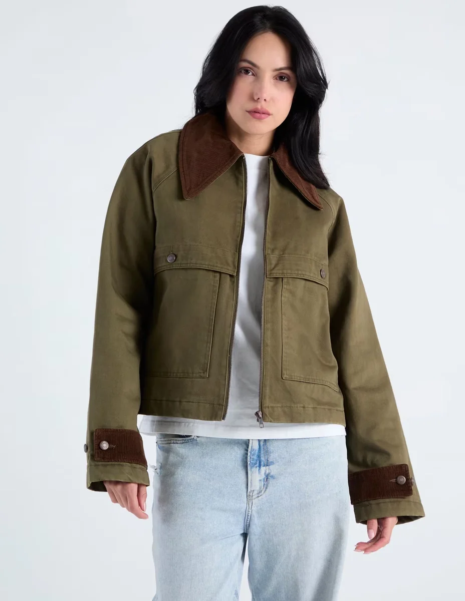 Chamarra cazadora Topshop para mujer
