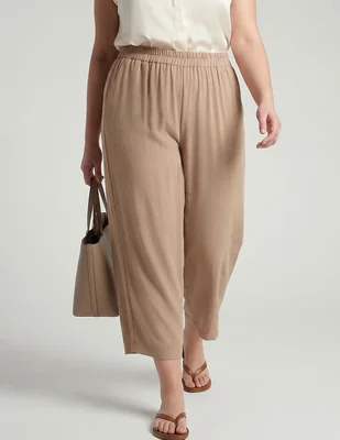 Pantalón relaxed Lieb Plus amplio para mujer