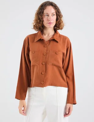Chamarra casual Delirium para mujer