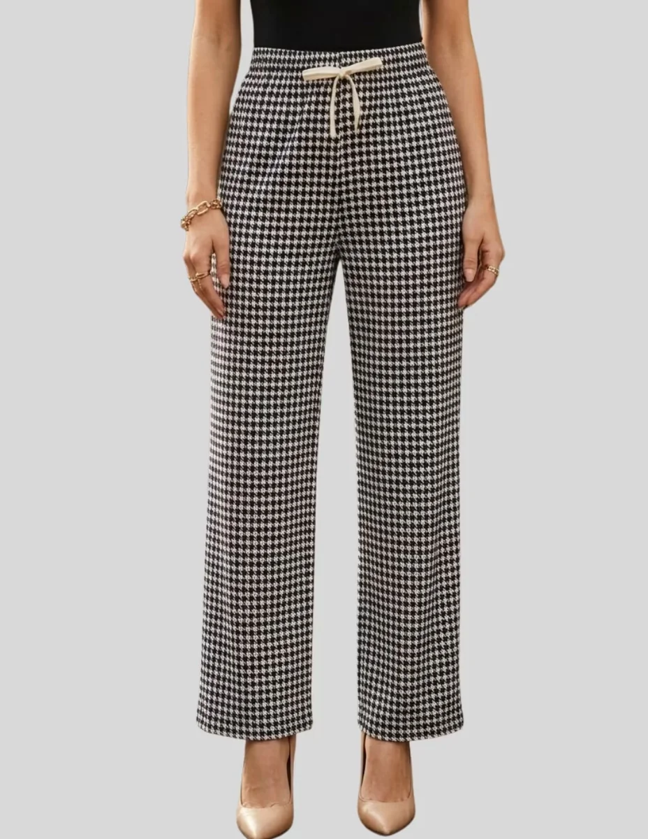 Pantalón regular malabis recto para mujer
