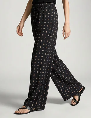 Pantalón relaxed Liz Claiborne amplio para mujer