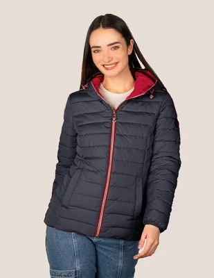 Chamarra acolchada greenlander para mujer