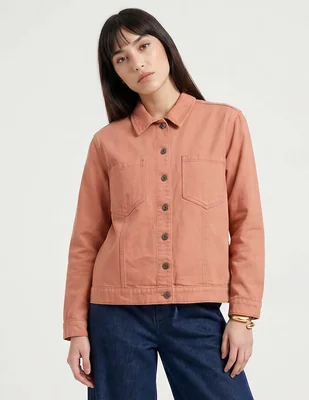 Chamarra casual maison 123 para mujer