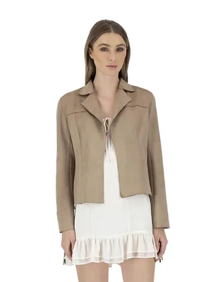 Chamarra casual Shyla para mujer