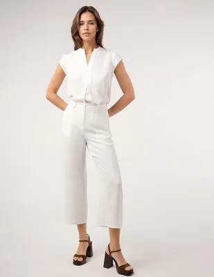 Pantalón capri Dándara slim para mujer