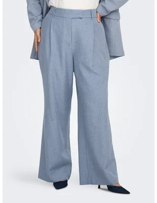 Pantalón de vestir Only Carmakoma wide leg para mujer
