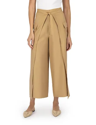 Pantalón coulotte Shyla straight para mujer