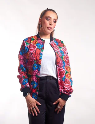 Chamarra Bomber Chico Malo para mujer
