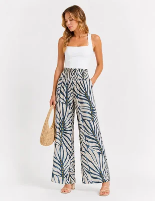 Pantalón regular salty weekend amplio para mujer