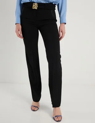 Pantalón straight Marella slim para mujer