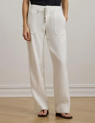 Pantalón relaxed lauren petite regular para mujer