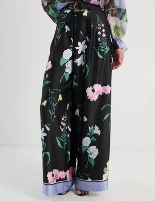 Pantalón relaxed ann taylor amplio para mujer