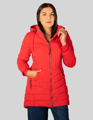 Chamarra acolchada greenlander para mujer