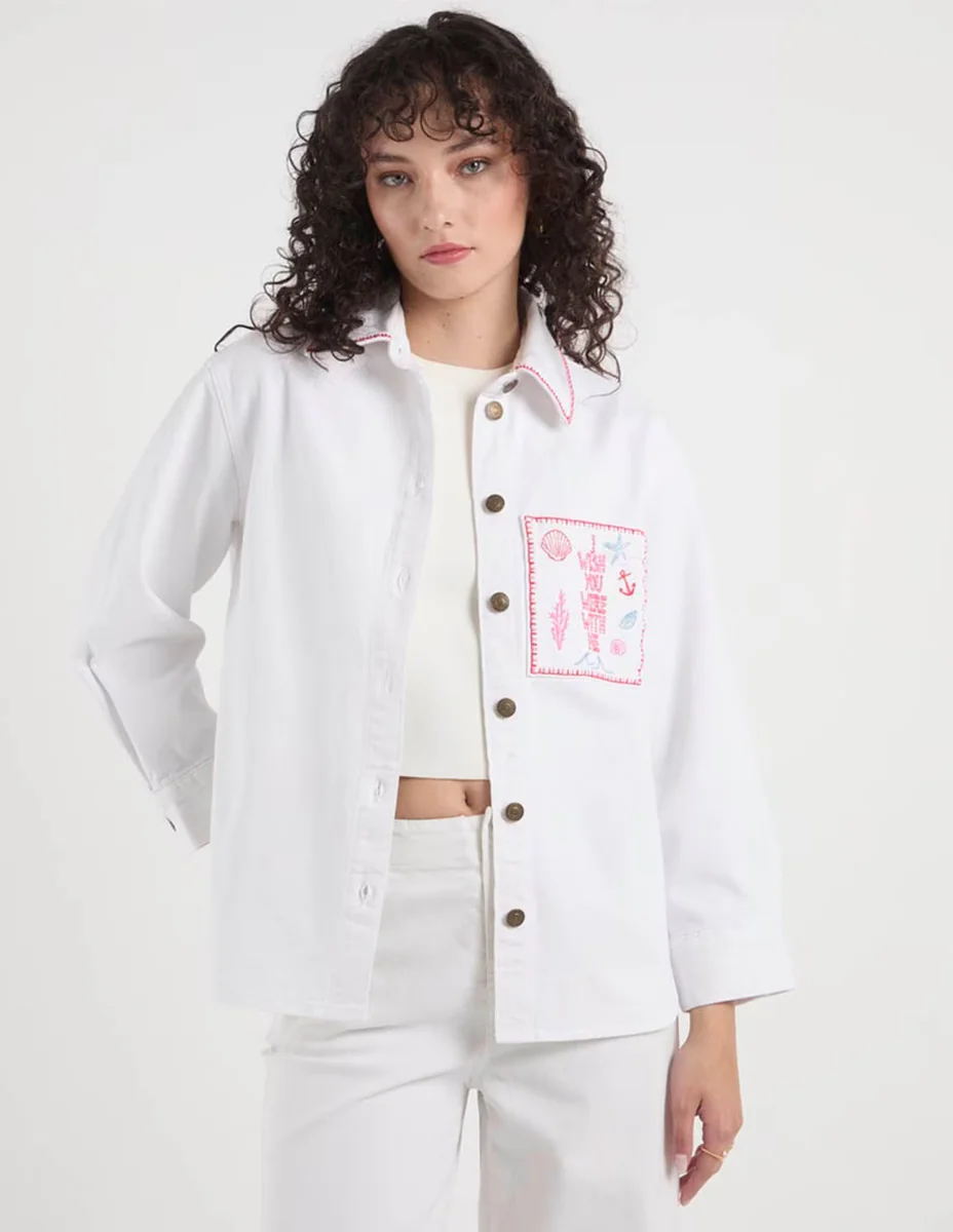 Chamarra denim pennyblack para mujer