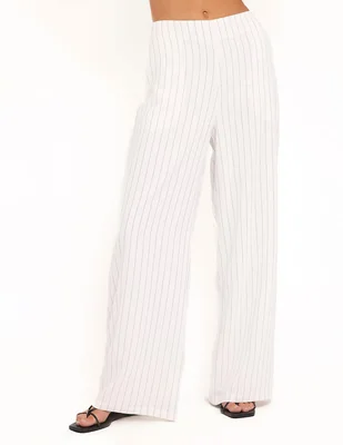 Pantalón petal + pup amplio para mujer