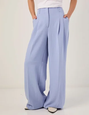 Pantalón relaxed ann taylor amplio para mujer