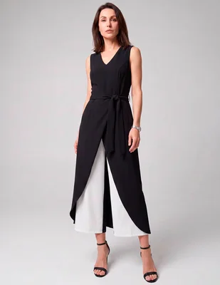 Jumpsuit toscano estampado bloques a color para mujer