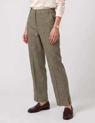 Pantalón de vestir recto Lorenza Blau para mujer