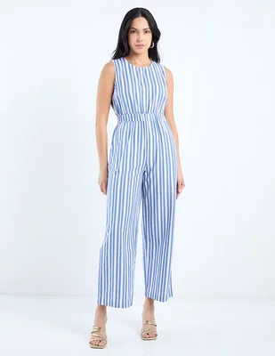 Jumpsuit Petite Studio estampado a rayas para mujer