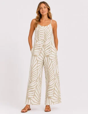 Jumpsuit salty weekend de viscosa playa estampado diferentes diseños para mujer