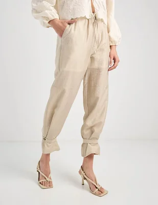 Pantalón Kur.Kuma relajado para mujer