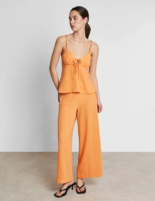 Pantalón relaxed Trucco amplio para mujer