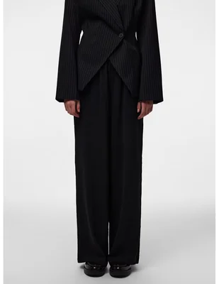 Pantalón de vestir pieces wide leg para mujer