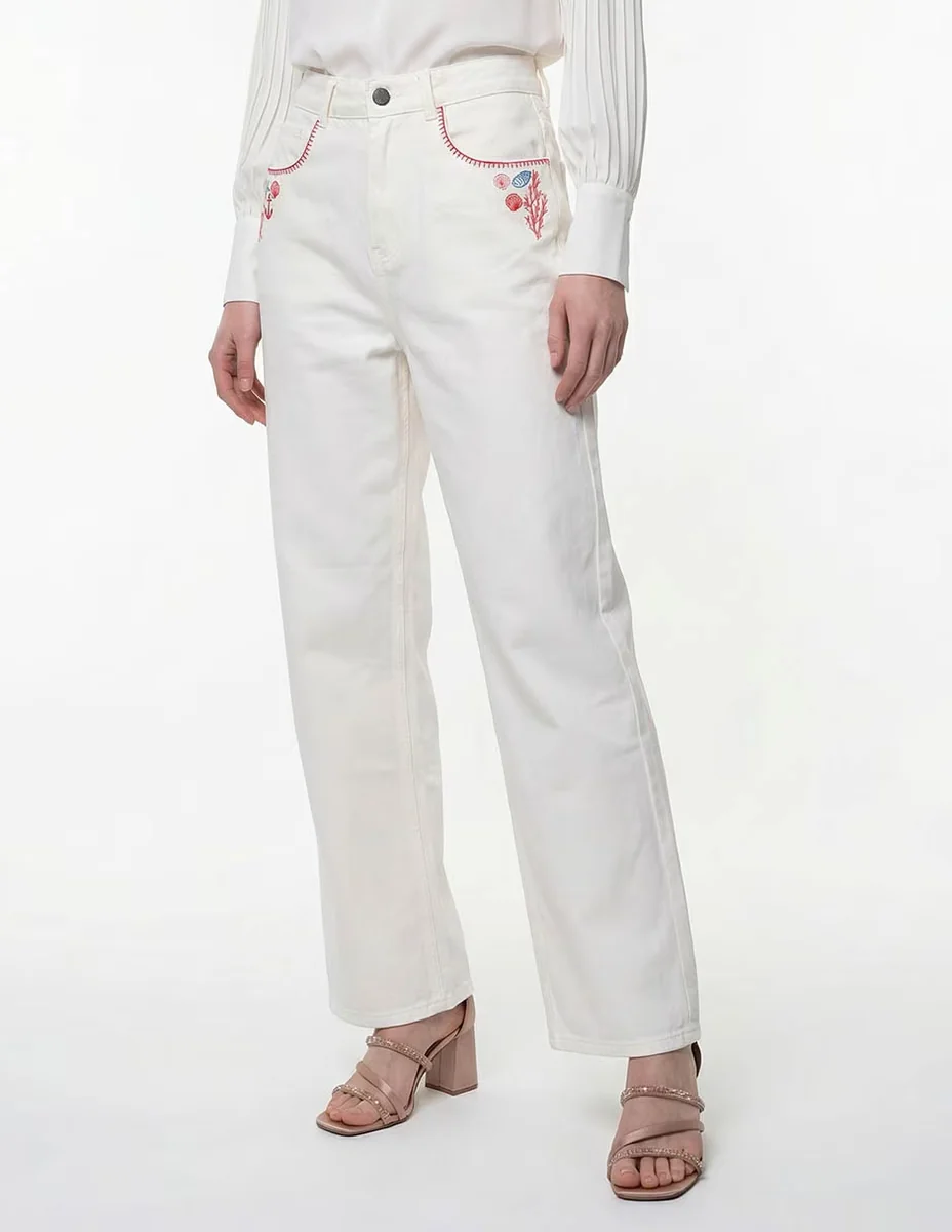 Pantalón pennyblack amplio para mujer