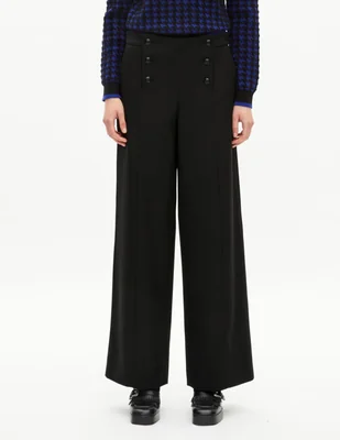 Pantalón de vestir The Kooples wide leg para mujer