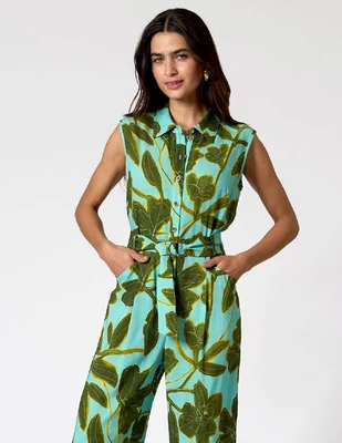 Jumpsuit Criteria estampado floral para mujer