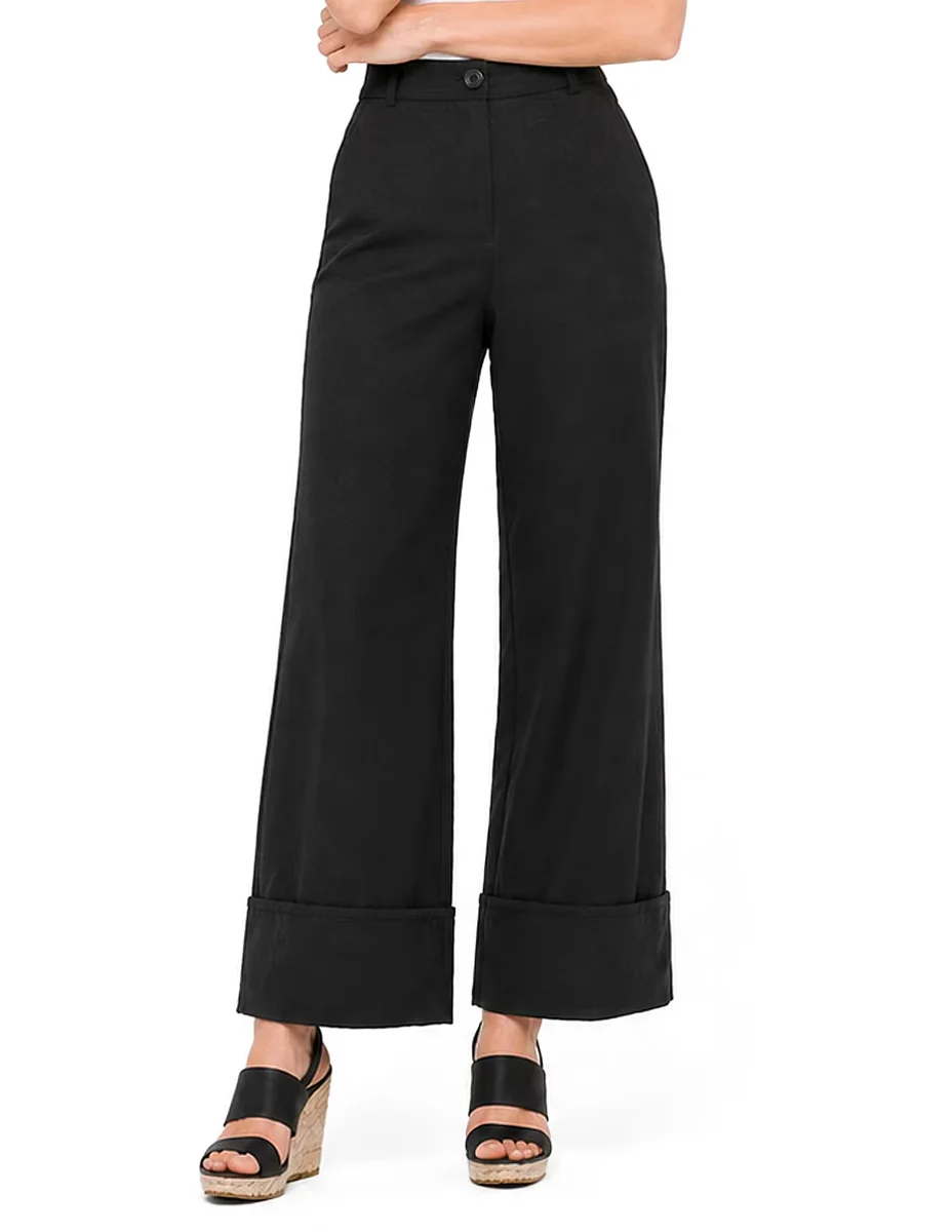 Pantalón capri Foley's recto para mujer