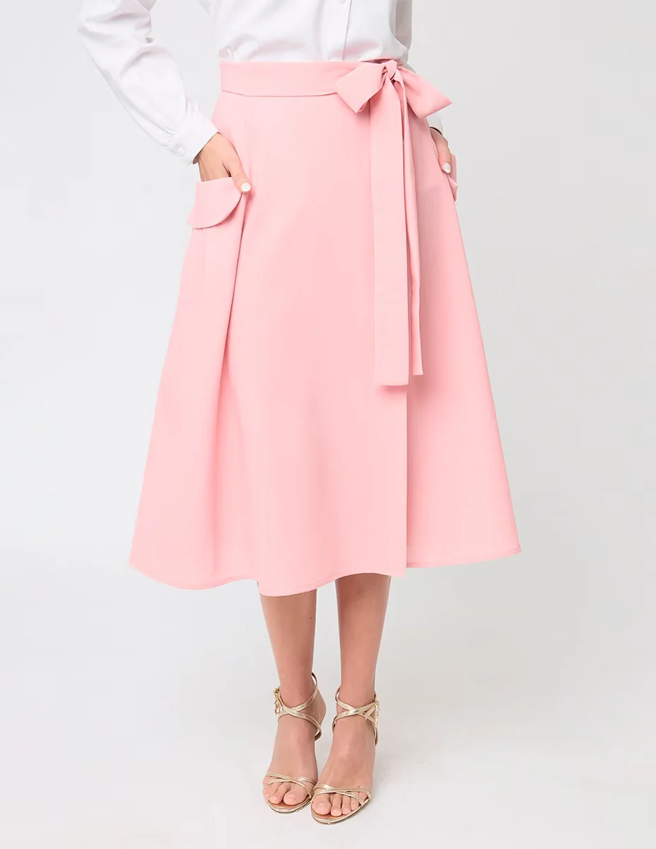 Falda midi Linea Pura