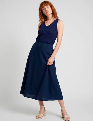 Falda crop vero moda cintura alta