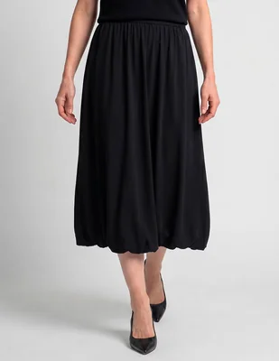Falda midi liz claiborne cintura alta