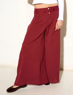 Pantalón relaxed Renatta&go amplio para mujer