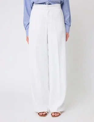 Pantalón de vestir Linea Pura recto para mujer