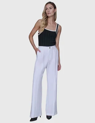 Pantalón chino Karl Lagerfeld Paris amplio para mujer