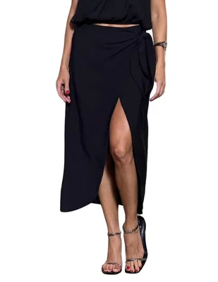 Falda crop J&B a la cintura