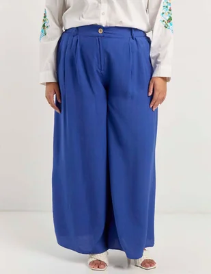 Pantalón relaxed Lieb Plus amplio para mujer