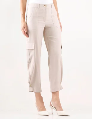 Pantalón cargo trinity amplio para mujer