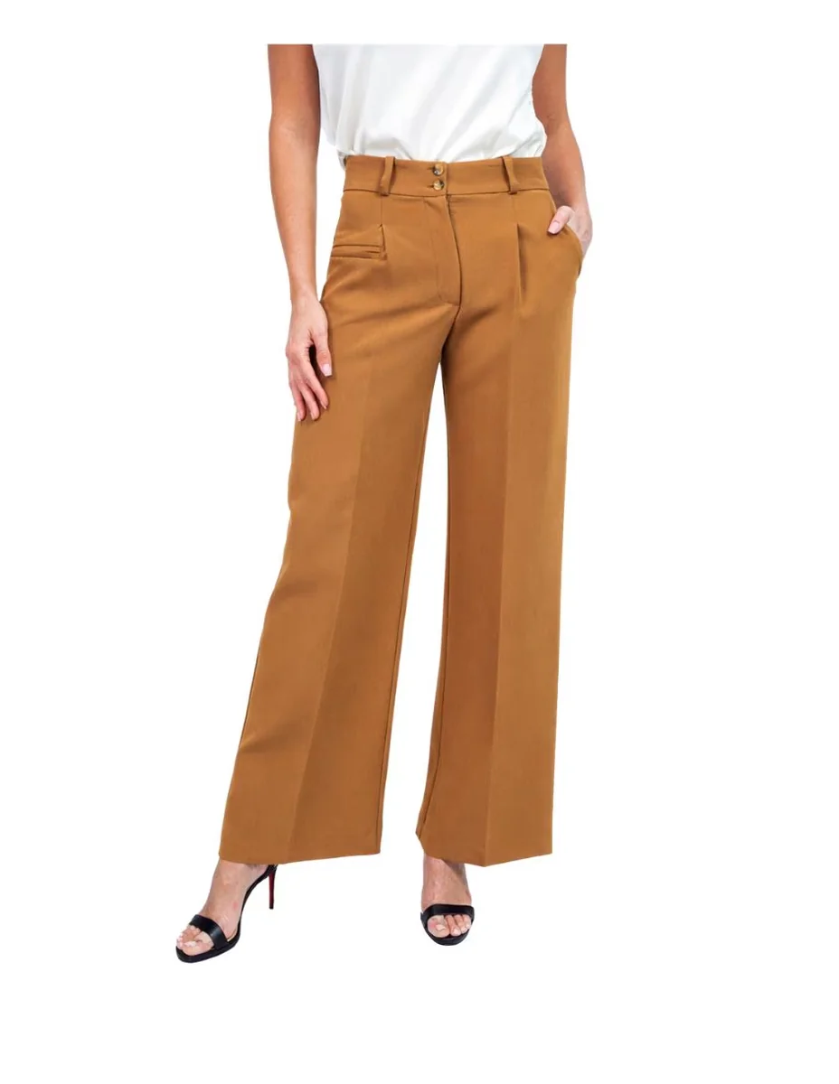 Pantalón coulotte la difference flare para mujer