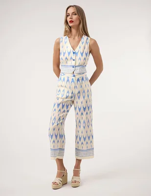 Pantalón coulotte Dándara straight para mujer